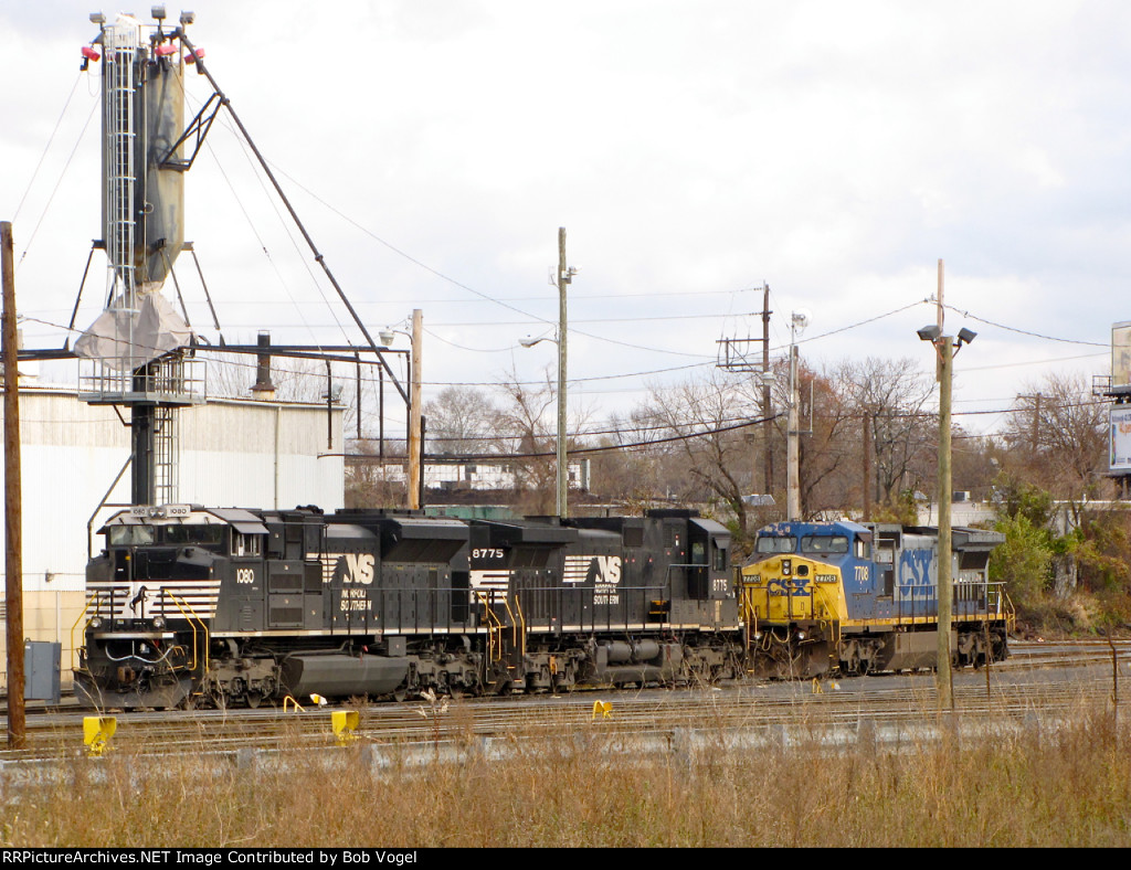 NS 1080, 8775; CSX 7708